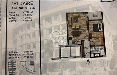 İdealtepe Küçüktur'da 3. Katta Balkonlu Satılık 1+1 Daire!