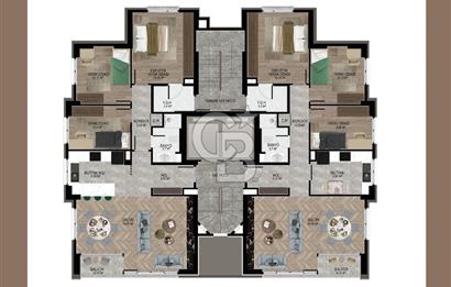 Erenköy Ülke Sokak Projeden Satılık 3+1 Daire Vatandaşlığa Uygun