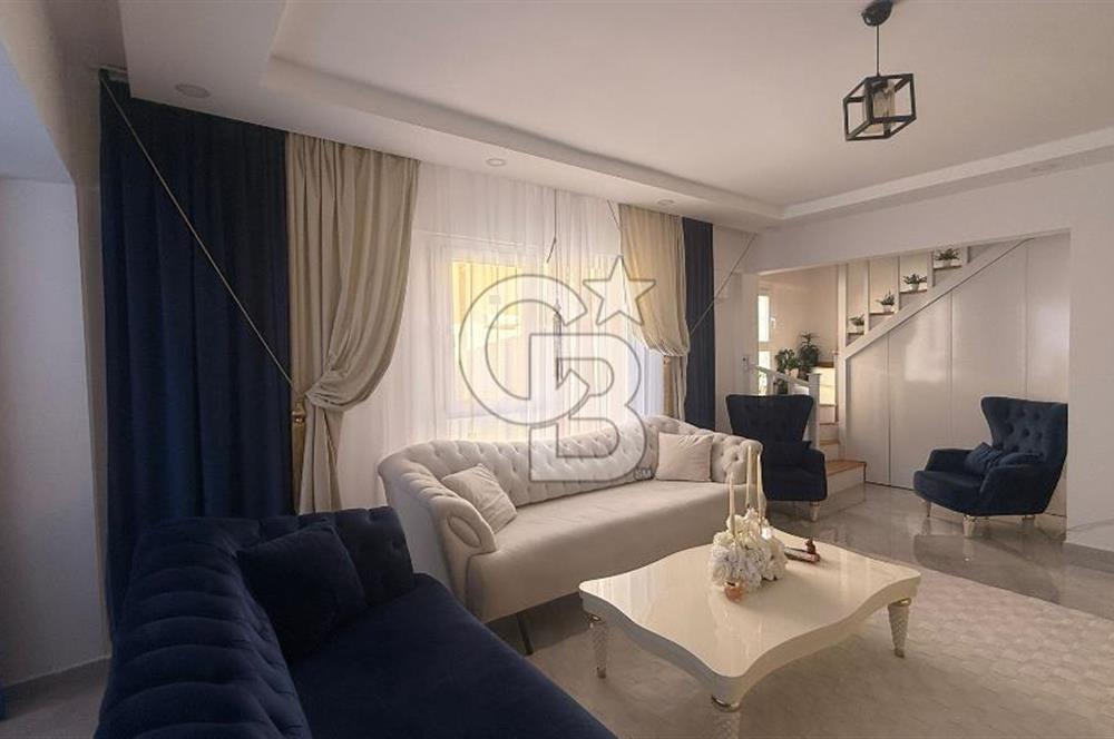 Didim Çamlık’ta Teraslı Şehir Manzaralı Full Yenilenmiş 3+1 Dubleks