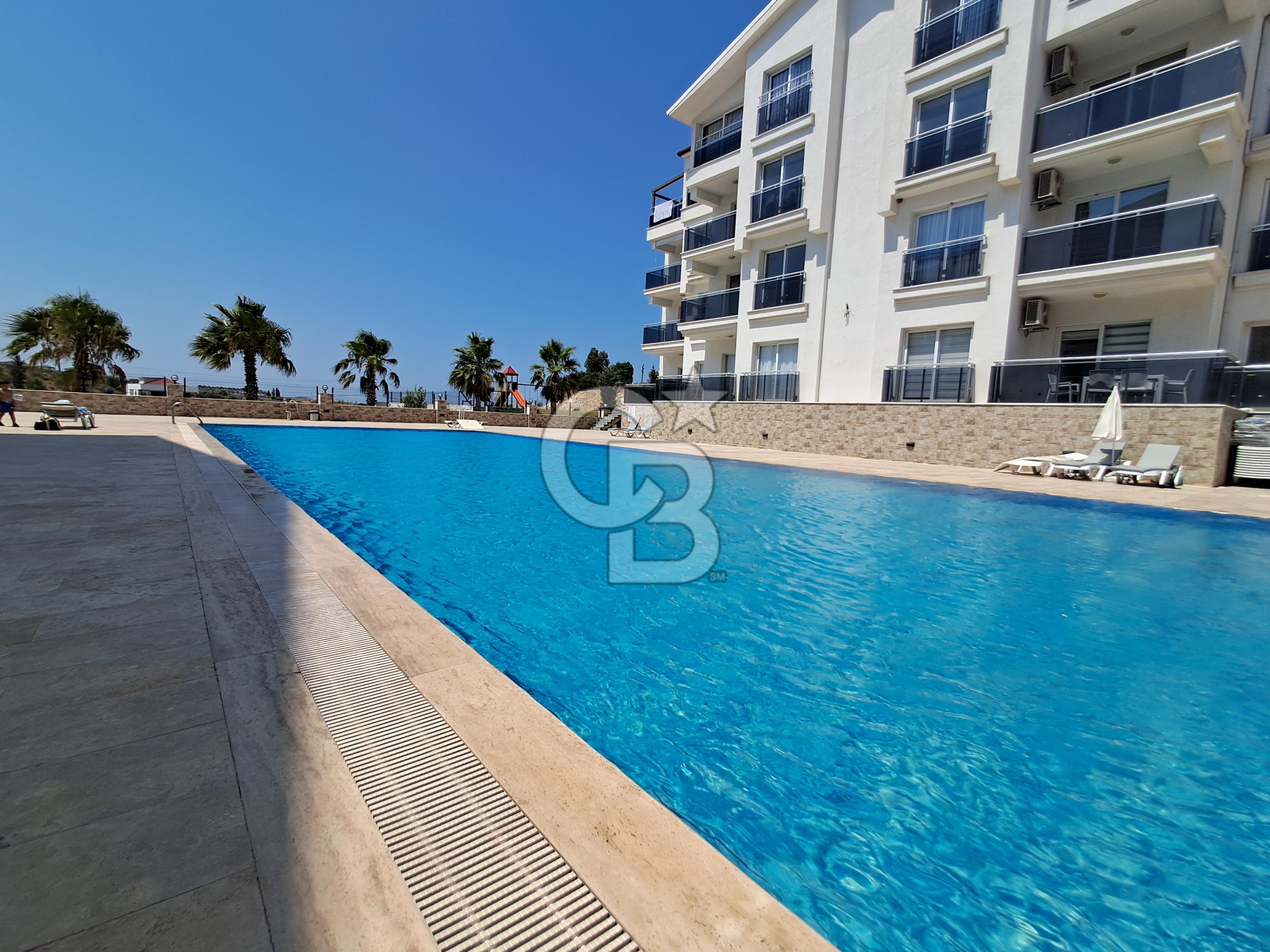 Didim Hisar'da Havuzlu Site İçinde Satılık 1+1