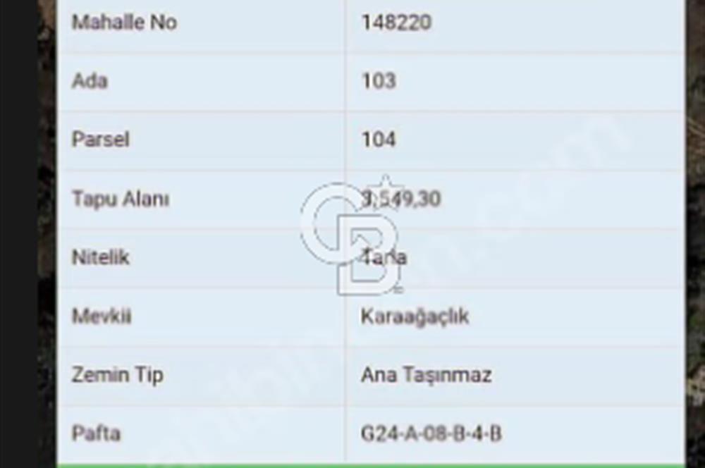 KANDIRA ELMACIK SATILIK TARLA