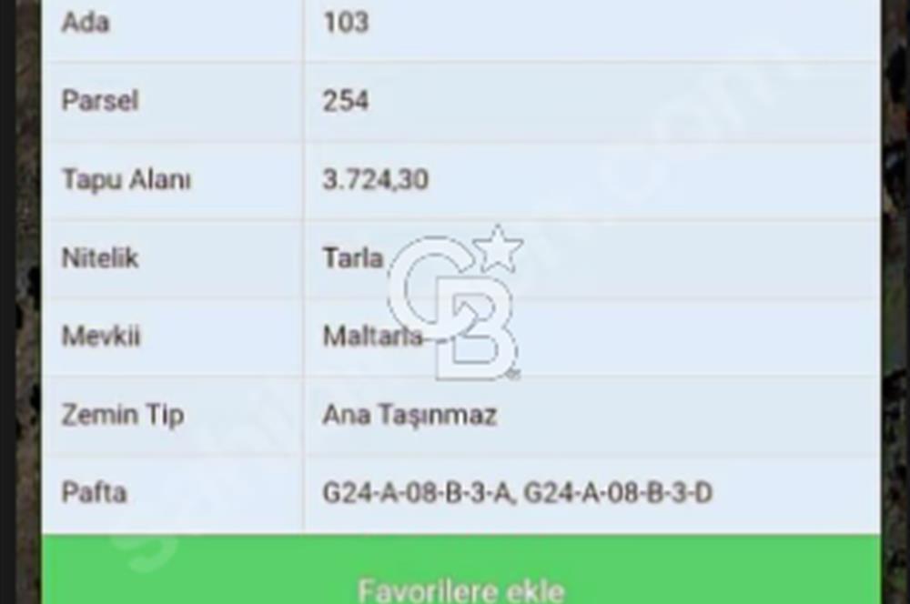 KANDIRA ELMACIK SATILIK TARLA