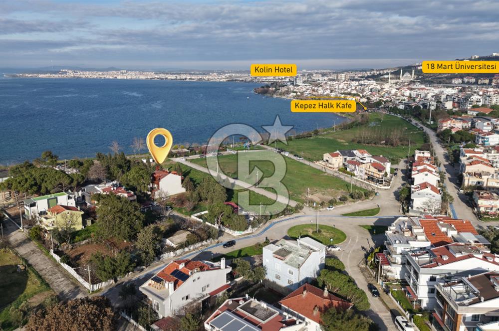 Çanakkale Kepez Sahil’de Boğaz Manzaralı Kiralık Villa