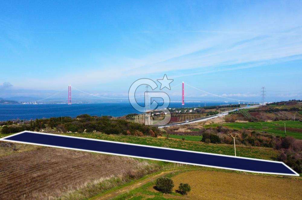 Çanakkale Lapseki Suluca 4.381m² Ana Yola Yakın Manzaralı Tarla