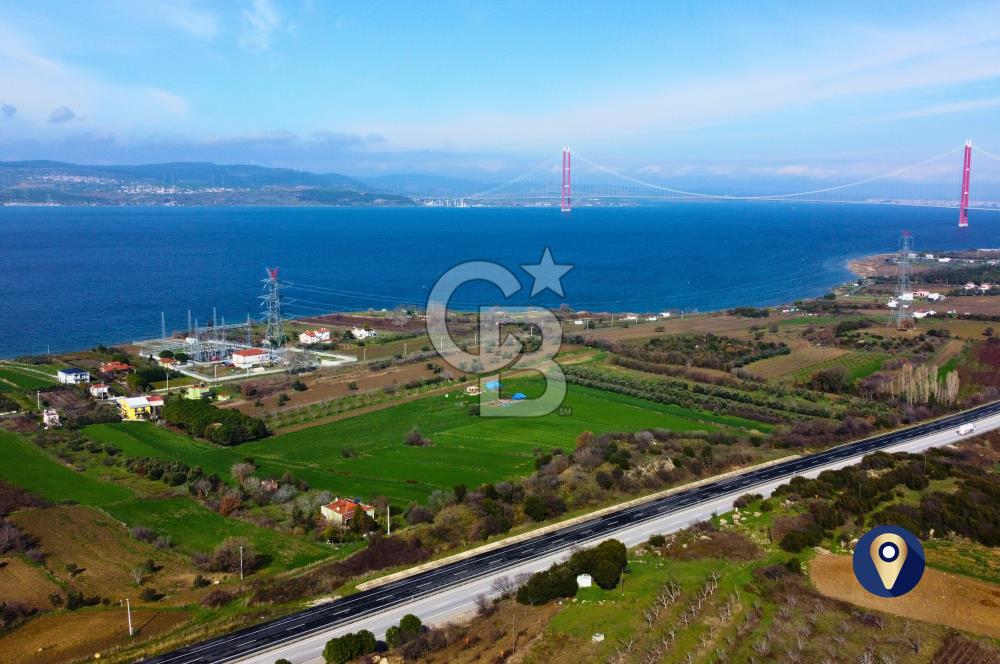 Çanakkale Lapseki Suluca 4.381m² Ana Yola Yakın Manzaralı Tarla