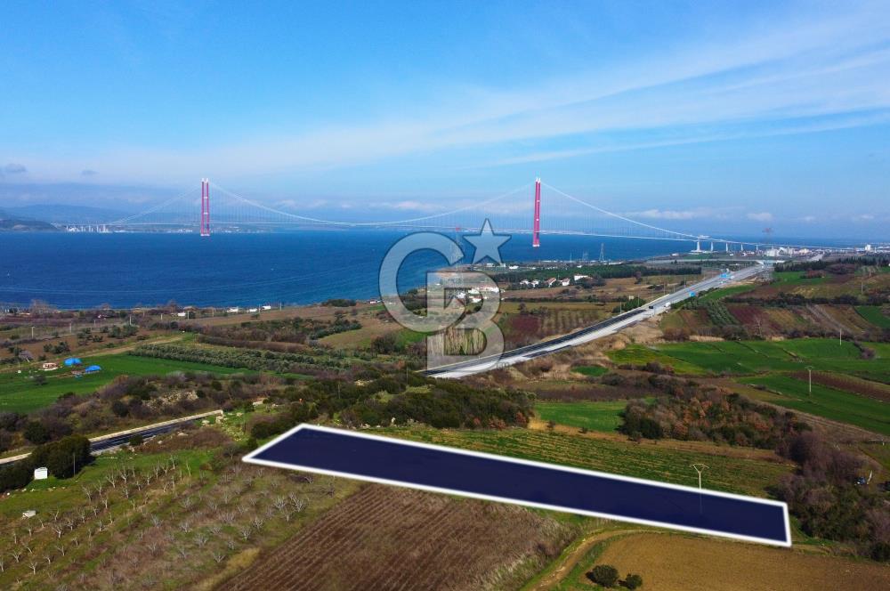 Çanakkale Lapseki Suluca 4.381m² Ana Yola Yakın Manzaralı Tarla