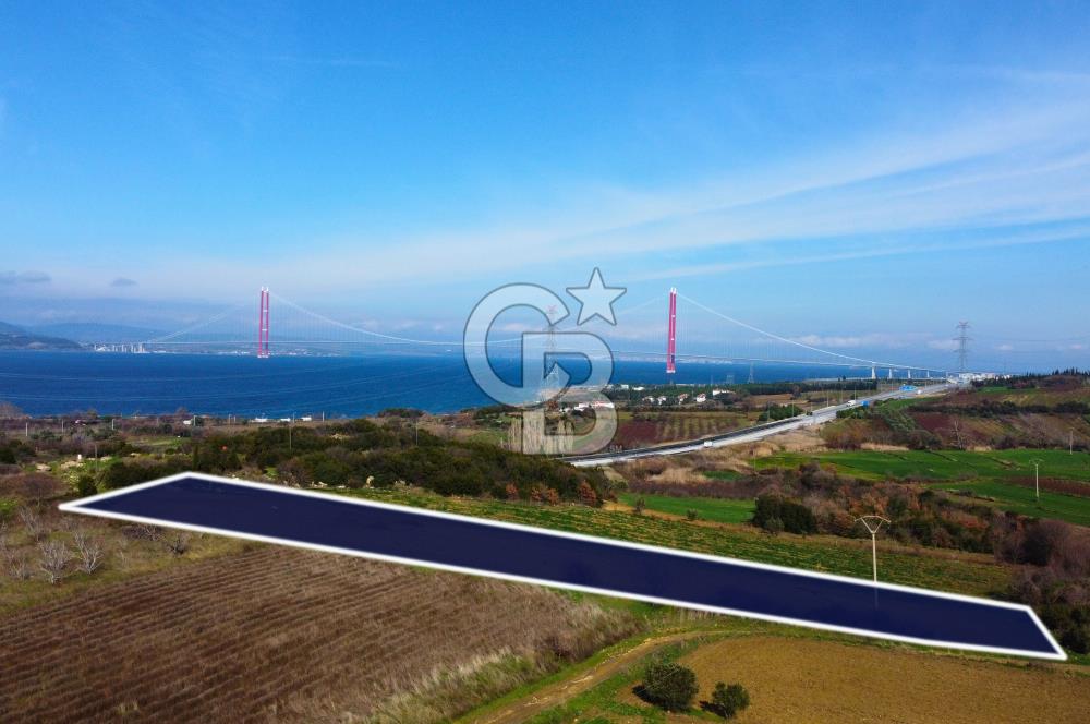 Çanakkale Lapseki Suluca 4.381m² Ana Yola Yakın Manzaralı Tarla