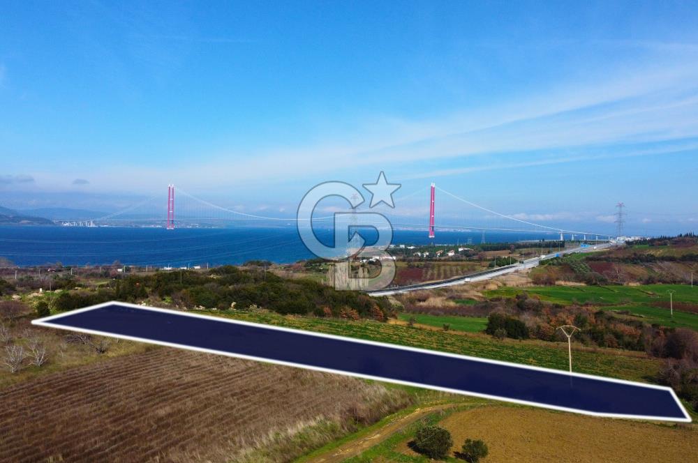 Çanakkale Lapseki Suluca 4.381m² Ana Yola Yakın Manzaralı Tarla