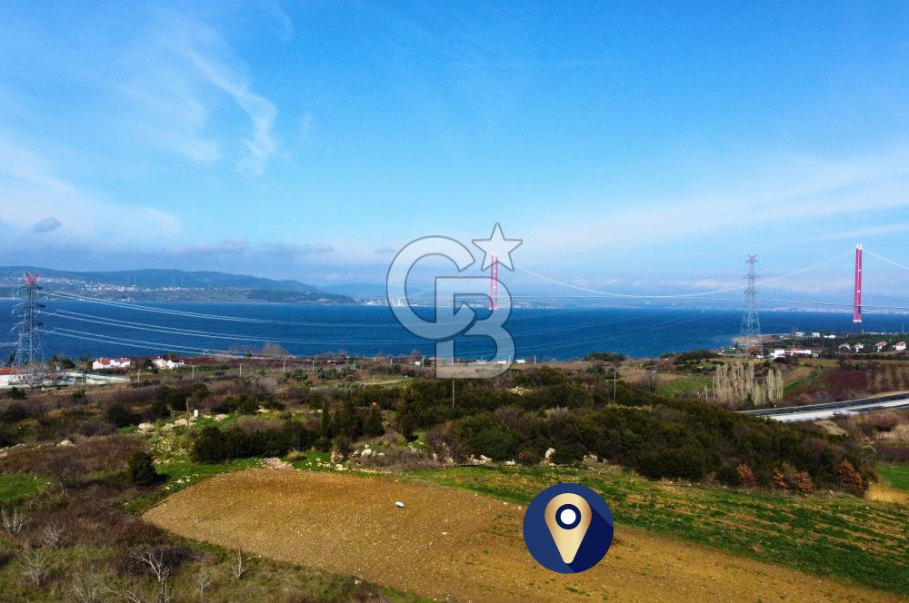 Çanakkale Lapseki Suluca 4.381m² Ana Yola Yakın Manzaralı Tarla