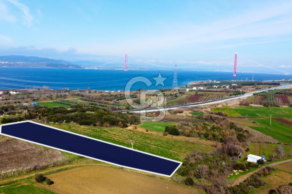 Çanakkale Lapseki Suluca 4.381m² Ana Yola Yakın Manzaralı Tarla