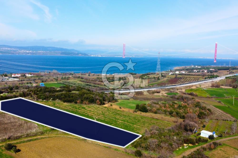 Çanakkale Lapseki Suluca 4.381m² Ana Yola Yakın Manzaralı Tarla