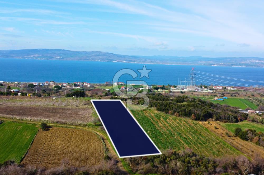 Çanakkale Lapseki Suluca 4.381m² Ana Yola Yakın Manzaralı Tarla
