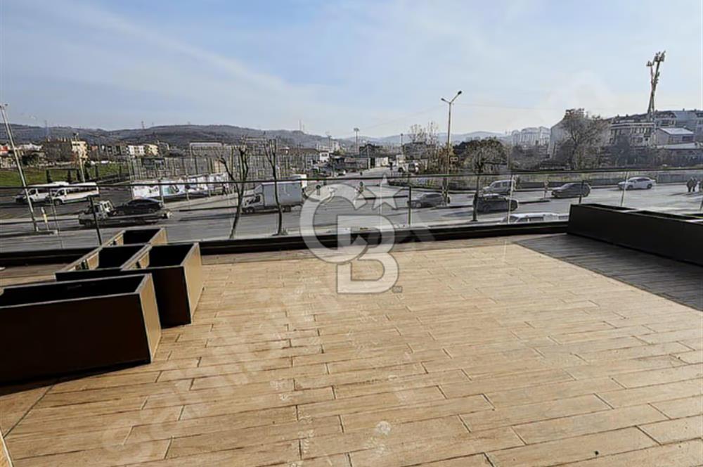 LÜXERADA KİRALIK TERASLI 1+1 | OFİS & OTURUMA UYGUN