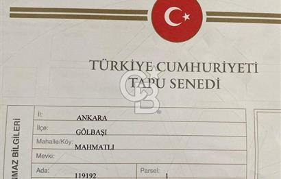 GÖLBAŞI KONUT İMARLI ARSA