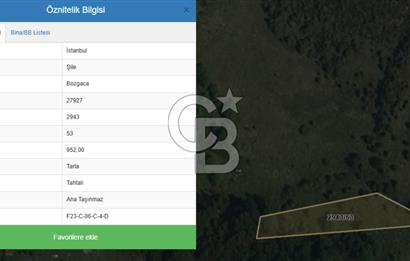 Şile Karacaköy Plajına Yakın 952 m² Satılık Arsa