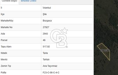 Şile Karacaköy Plajına Yakın 518 m² Satılık Arsa