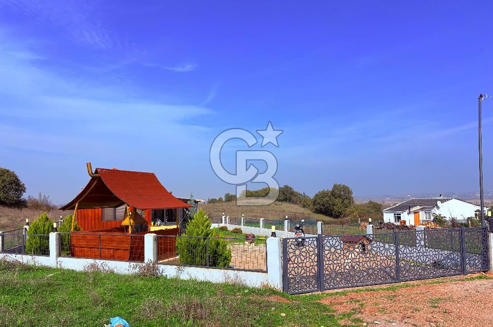 ÇANAKKALE BİGA BAHÇELİ KÖYÜNDE DOĞA İÇİNDE AHŞAP EV