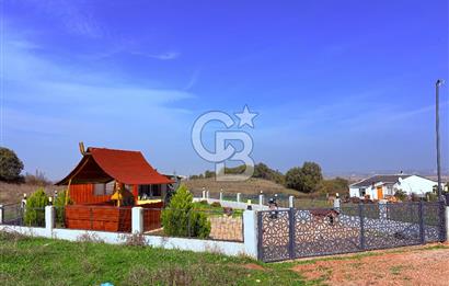 ÇANAKKALE BİGA BAHÇELİ KÖYÜNDE DOĞA İÇİNDE AHŞAP EV