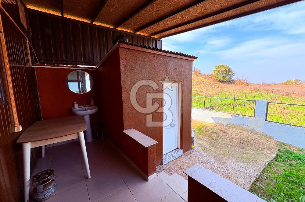 ÇANAKKALE BİGA BAHÇELİ KÖYÜNDE DOĞA İÇİNDE AHŞAP EV