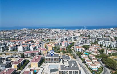 KUŞADASI İKİÇEŞMELİK MAHALLESİNDE OTOPARKLI GÜVENLİKLİ YENİ 1+1  DAİRE