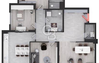 VADİ MANZARA EVLERİNDE 3,5+1 SATILIK DAİRE