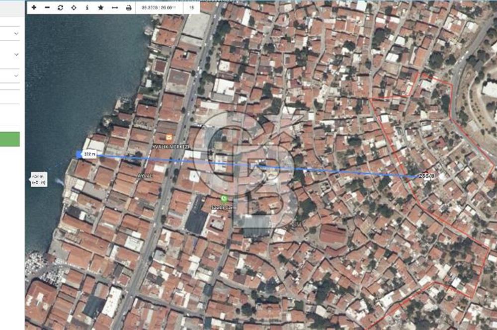 Ayvalık Merkez Satılık Deniz Manzaralı Arsa