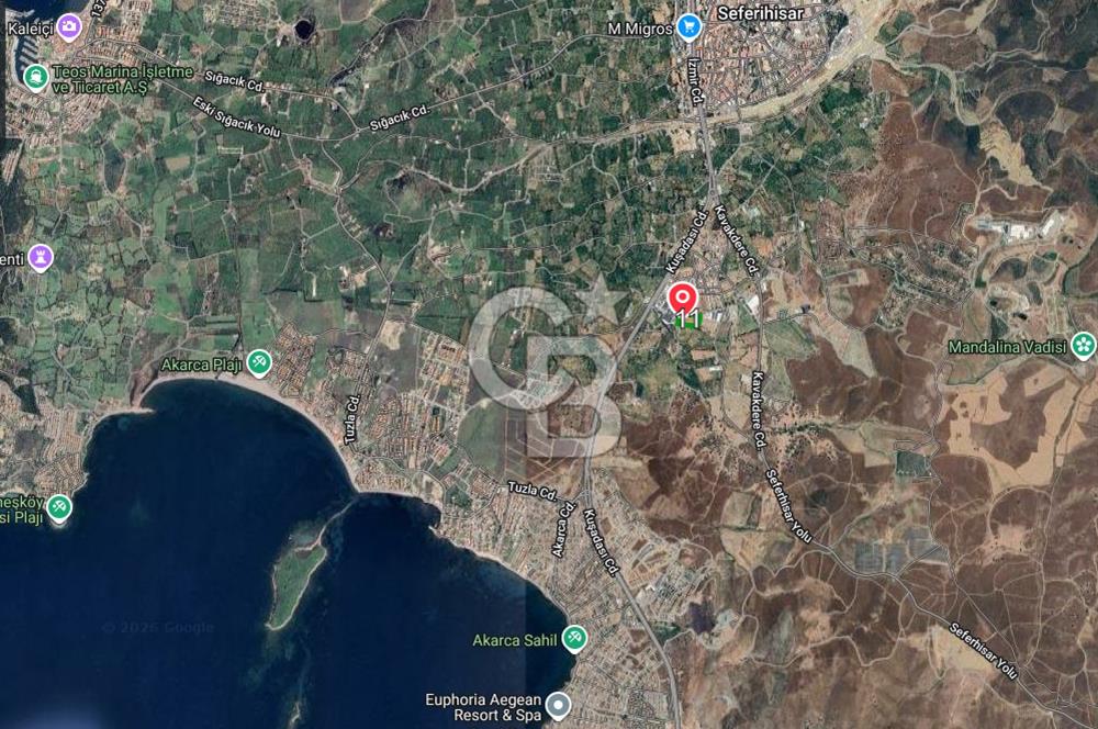 SEFERİHİSAR TEPECİK MAH. SATILIK 290 M2 HOBİ BAHÇESİ