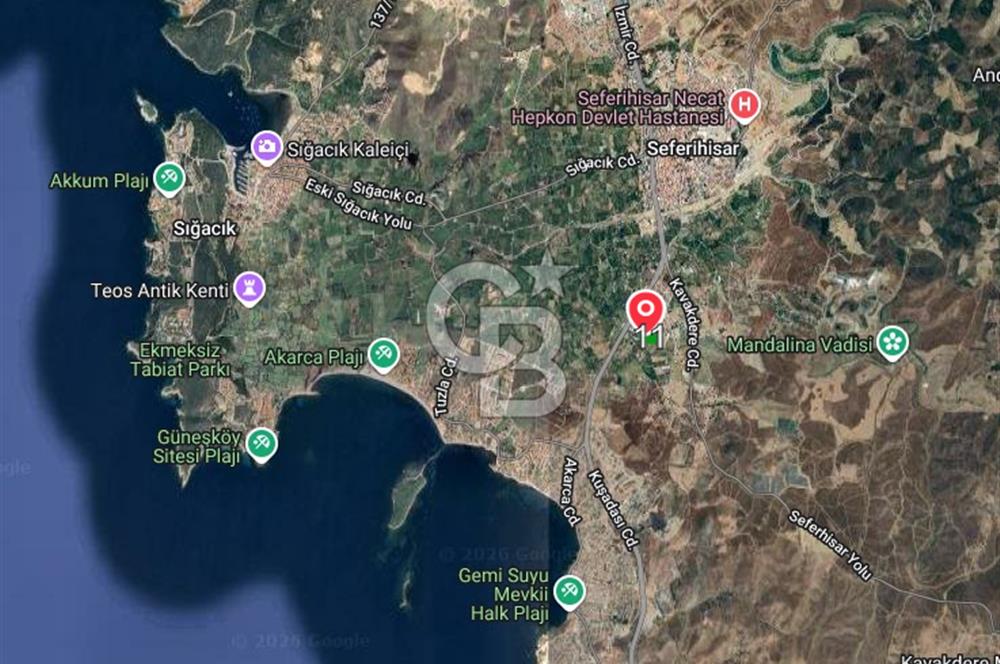 SEFERİHİSAR TEPECİK MAH. SATILIK 290 M2 HOBİ BAHÇESİ