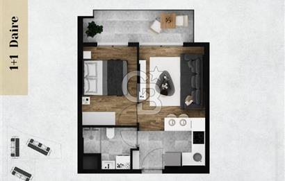 ÇİĞLİ'DE SİTE İÇİNDE SATILIK 1+1 DAİRE