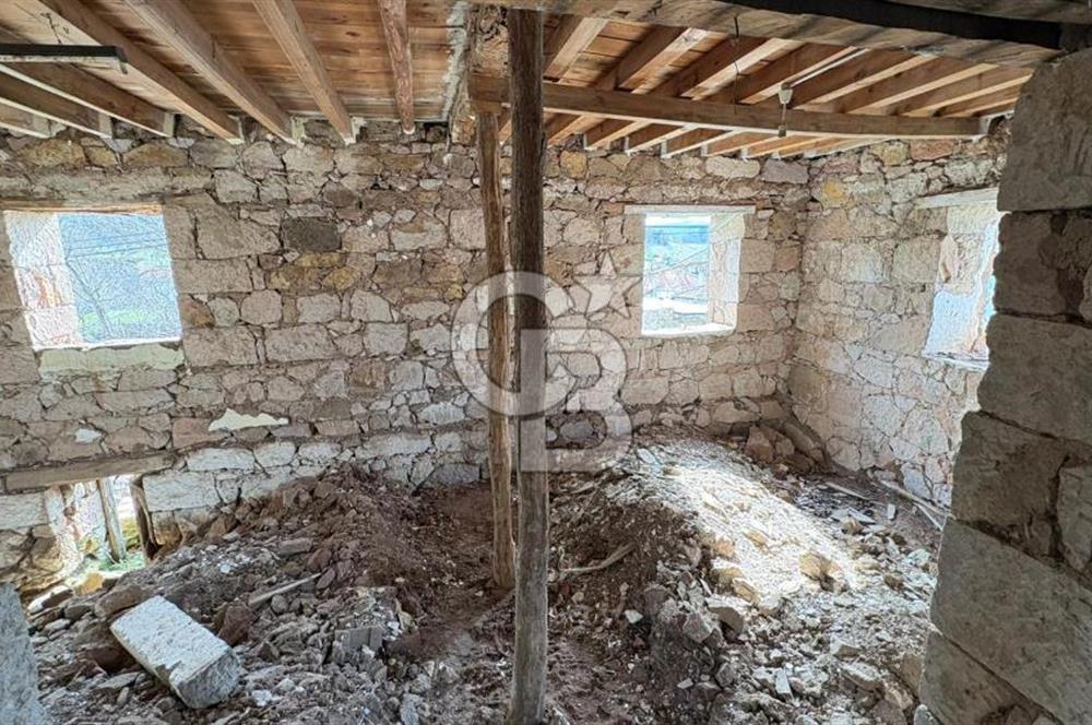 ÇANAKKALE AYVACIK YENİÇAM(KIZILYAR)'DA SATILIK MÜSTAKİL EV-ARSA