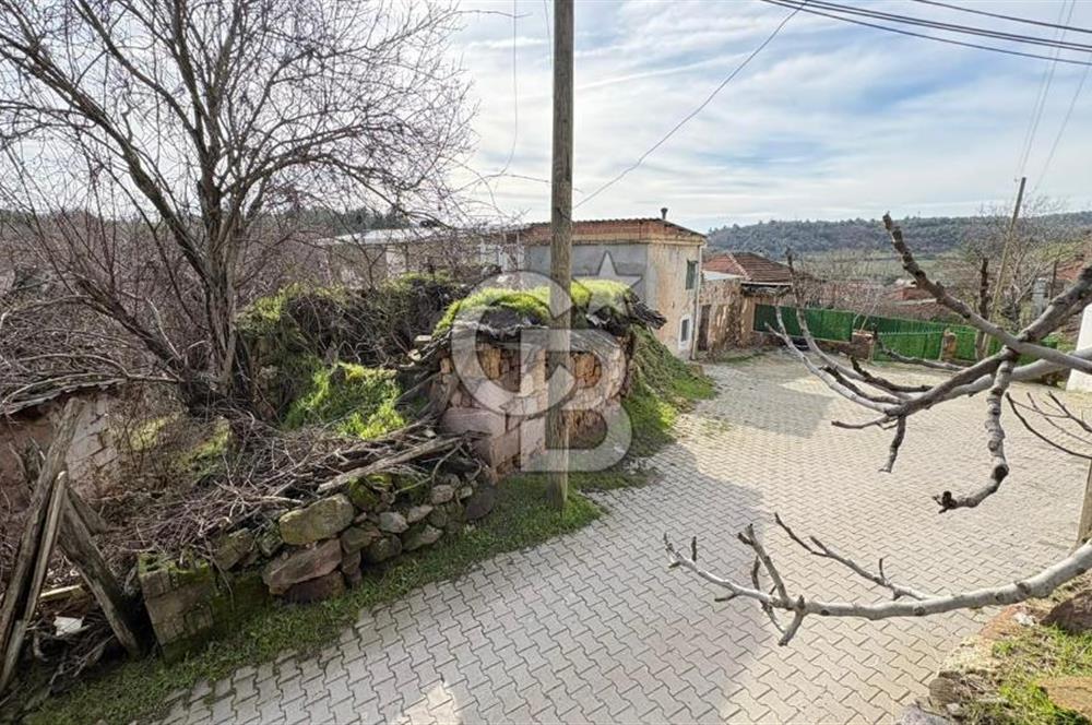 ÇANAKKALE AYVACIK YENİÇAM(KIZILYAR)'DA SATILIK MÜSTAKİL EV-ARSA