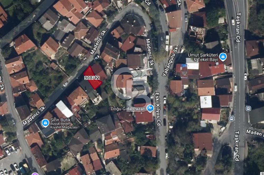 CB'DAN SARIYER MERKEZ MADEN, 82M2, MÜSTAKİL, DENİZE 750M ARSA