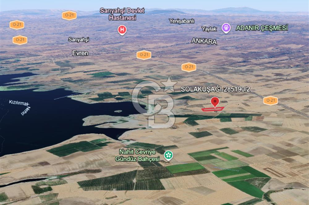 EVREN'DE KIZILIRMAK'A YAKIN 39 DÖNÜM *VERİMLİ* SATILIK TARLA