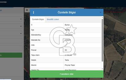 GÖKÇEKÖY'DE SATILIK TARLA | CB AMBIANCE