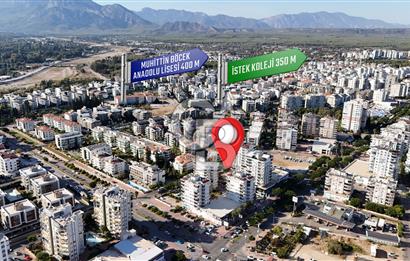 Konyaaltı uncalı mh. önü açık manzaralı site içi havuzlu 3+1