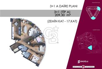Vadi İstanbul Skyland Satılık 3+1 Lüks Eşyalı Satılık Rezidans - 2 - 333410