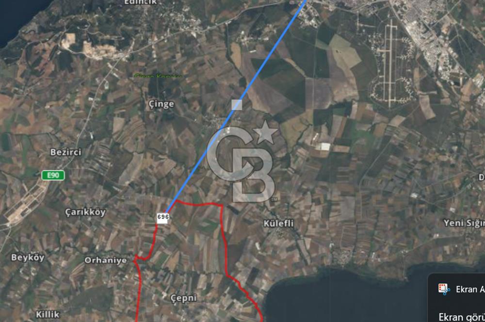 Bandırma Çepnide Yatırım Değerinde 17.500 m² Satılık Tarla