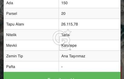 KEÇİÖREN LEZGİ MAHALLESİ KARATEPE MEVKİİNDE SATILIK TARLA