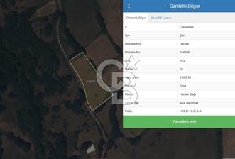 ÇAN HACILAR’DA MERKEZE 5 DK MESAFEDE 3.592m2 SATILIK TARLA - 1 - 333546