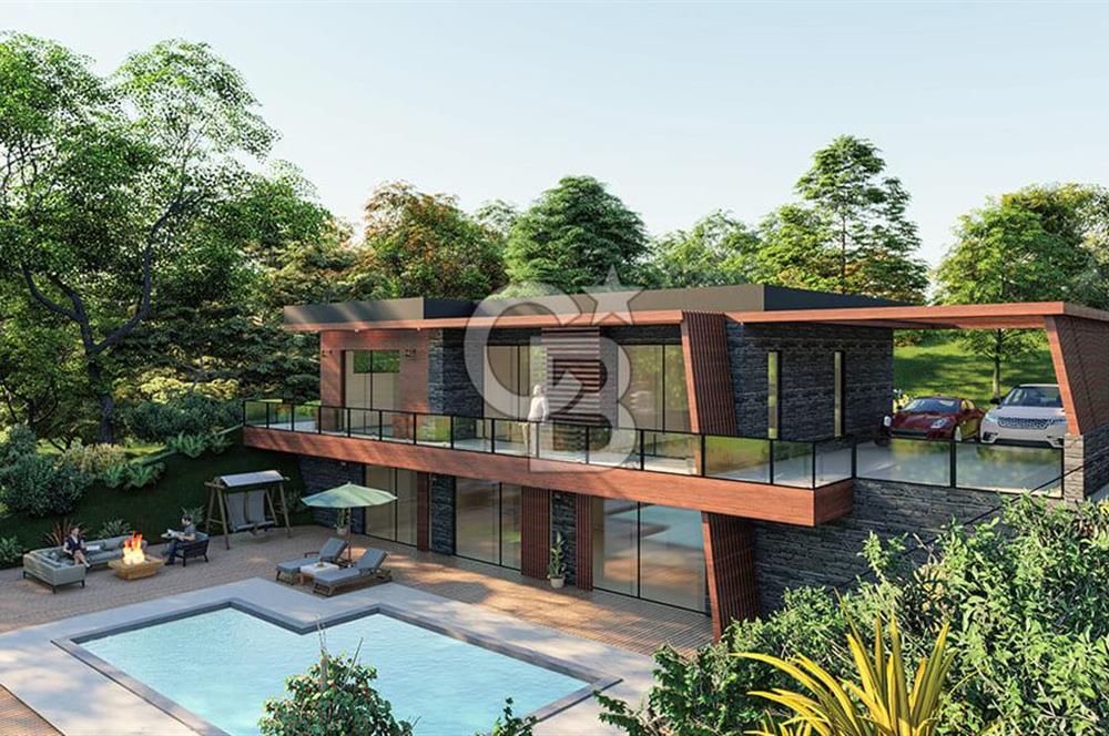 DOĞA İÇİNDE, AKILLI SİSTEMLİ, ÖZEL BAHÇELİ LÜKS MÜSTAKİL VİLLA