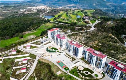 Ağaçlı'da Deniz ve Havuz Manzaralı, Site İçinde 1+1 Daire
