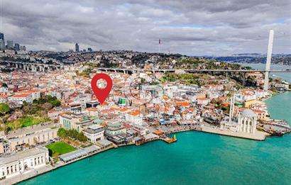Ortaköy'de Boğaza Yürüme Mesafesinde Köşe Konumlu 2+1 |Satılık