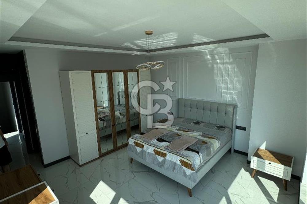 ALANYA İNCEKUM'DA HAVUZLU BAHÇELİ MANZARALI FULL EŞYALI 3+1VİLLA