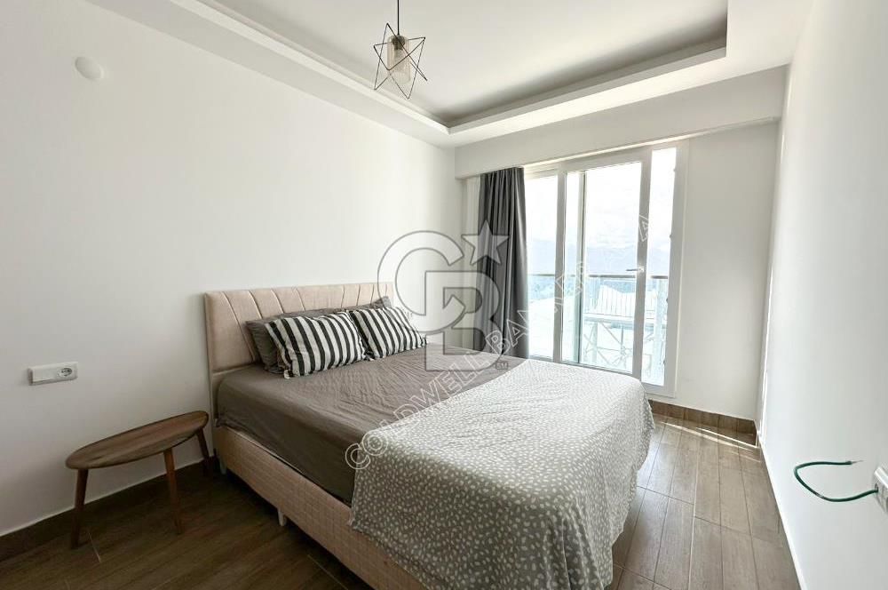 Ağaçlı'da Deniz ve Havuz Manzaralı, Site İçinde 1+1 Daire