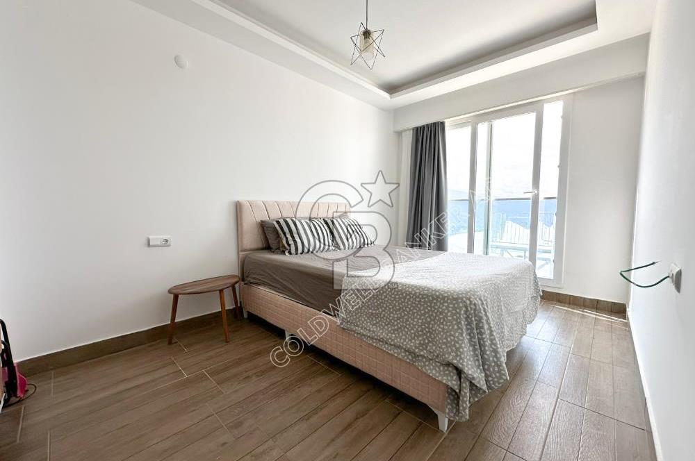 Ağaçlı'da Deniz ve Havuz Manzaralı, Site İçinde 1+1 Daire