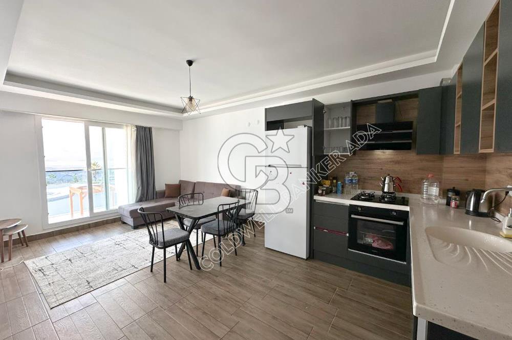 Ağaçlı'da Deniz ve Havuz Manzaralı, Site İçinde 1+1 Daire