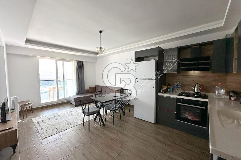 Ağaçlı'da Deniz ve Havuz Manzaralı, Site İçinde 1+1 Daire