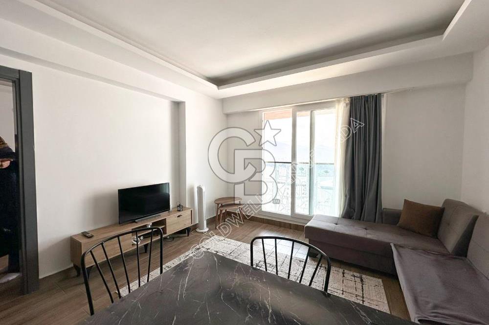 Ağaçlı'da Deniz ve Havuz Manzaralı, Site İçinde 1+1 Daire