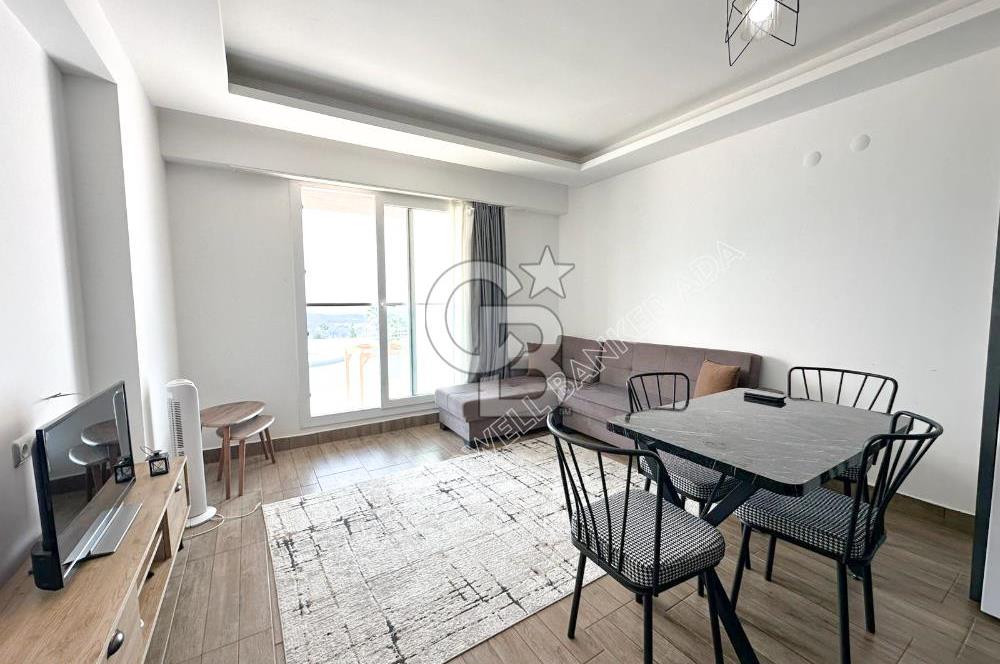 Ağaçlı'da Deniz ve Havuz Manzaralı, Site İçinde 1+1 Daire