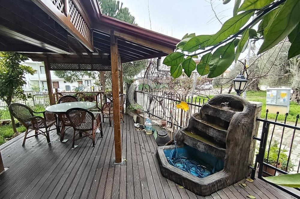 KAZDAĞLARI DENİZ MANZARALI KÖŞE VİLLA 4+1 ŞÖMİNELİ ÖZEL BAHÇELİ